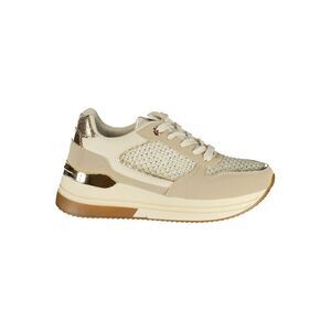 Laura Biagiotti Beige Polyester Athletic Women's Sneakers